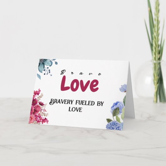 Förderung der Liebe von Patientenkarten Karte (Vorderseite)