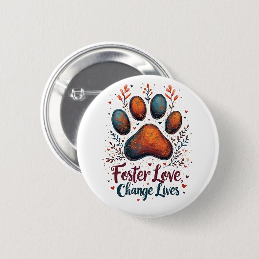 Förderung der Liebe von Tierforscher Heros Button (Vorne & Hinten)