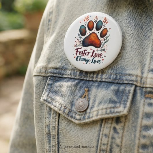Förderung der Liebe von Tierforscher Heros Button
