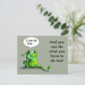 FÖRDERUNG DER LIZARD POSTKARTE (Stehend Vorderseite)