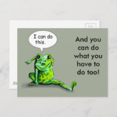 FÖRDERUNG DER LIZARD POSTKARTE (Vorne/Hinten)