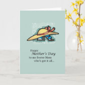 Förderung der Mama mit einem Muttertag Karte (Gelbe Blume)