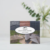 Förderung der Metalldachfirma Postkarte (Stehend Vorderseite)