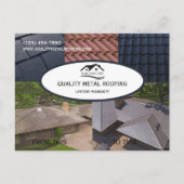 Förderung der Metalldachfirma Postkarte (Vorderseite)