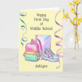 Förderung der Mittelschule Karte (Gelbe Blume)