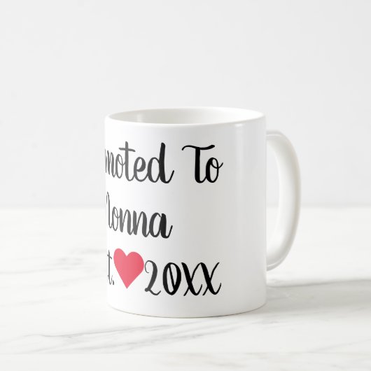 Förderung der Nonna Black & Red Tasse (VorderseiteRechts)