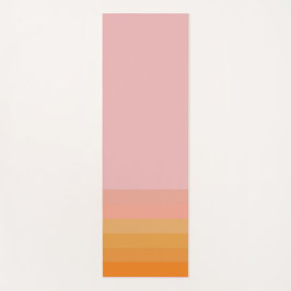 Förderung der Orange Pink Horizontal Line Yoga Mat Yogamatte