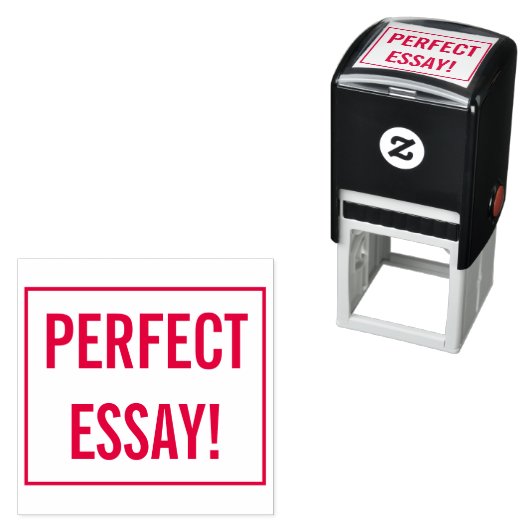 Förderung der "PERFEKTEN ESSAY!" Tutor Rubber Brie Permastempel (Beispiel)