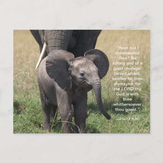 Förderung der Postkarte Bibelverse (Vorderseite)