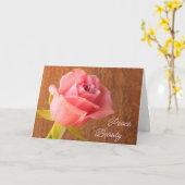 Förderung der Rose Karte (Gelbe Blume)