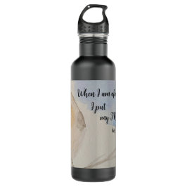 Förderung der Schrift - Text für 2024 Edelstahlflasche