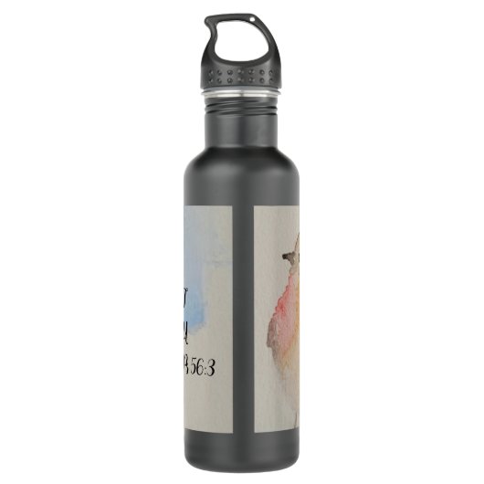 Förderung der Schrift - Text für 2024 Edelstahlflasche (Rückseite)