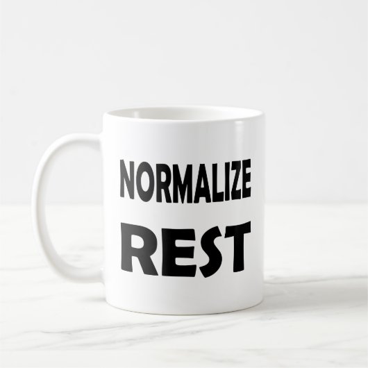 Förderung der Selbstversorgung und Normalisierung Kaffeetasse (Links)