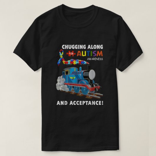 Förderung der Sensibilisierung für Autismus und Ak T-Shirt (Design vorne)