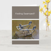 Förderung der Wirtschaft Einkauf Warenkorb Geld um Karte (Gelbe Blume)