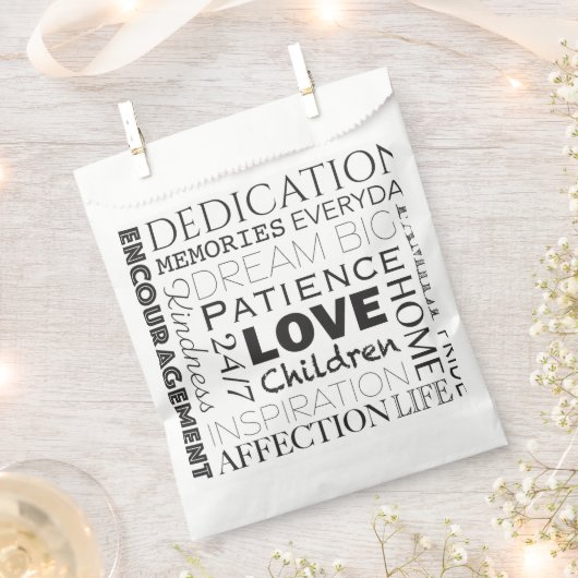 Förderung der Word-Sammlung Geschenktütchen (Ausgeschnitten)