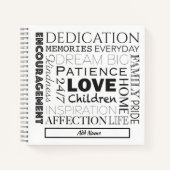 Förderung der Word-Sammlung Notizblock (Vorderseite)