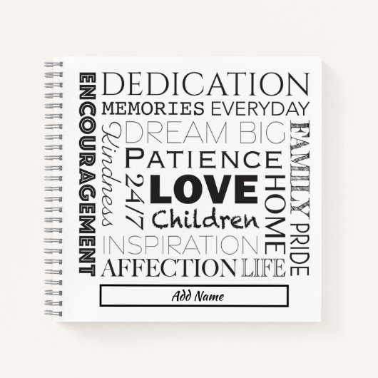 Förderung der Word-Sammlung Notizblock (Vorderseite)