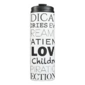 Förderung der Word-Sammlung Thermosbecher (Vorderseite)