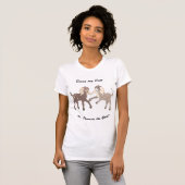 Förderung der Ziege - Cartoon Nubian Goat Kids T-Shirt (Vorne ganz)