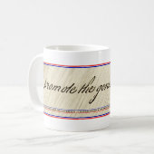 Förderung des allgemeinen Wohls Kaffeetasse (Vorderseite Links)