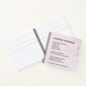 Förderung des Arbeitsprozesses Notizblock (Innenseite)