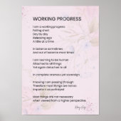 Förderung des Arbeitsprozesses Poster (Vorne)