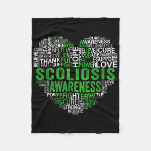 Förderung des Bewusstseins für grüne Schleifen Fleecedecke