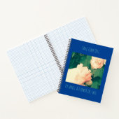 Förderung des Blumenthemas Notizblock (Innenseite)