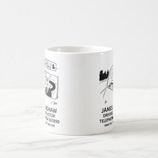 Förderung des Fahrlehrers Kaffeetasse (Mittel)