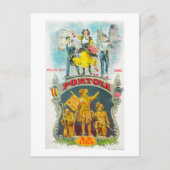 Förderung des Festivals in Portola Postkarte (Vorderseite)