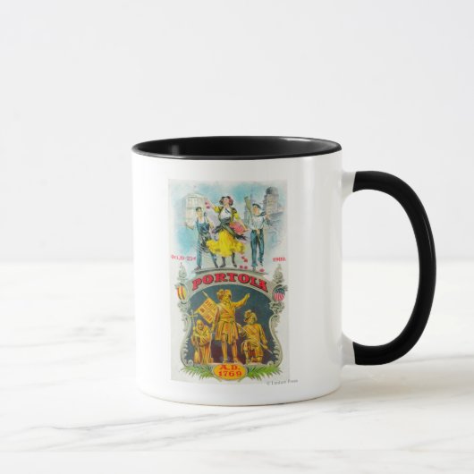 Förderung des Festivals in Portola Tasse (Rechts)