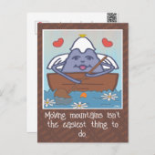 Förderung des niedlichen Bewegens des Berggelenks Postkarte (Vorne/Hinten)