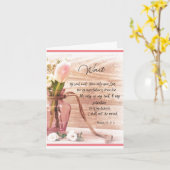 Förderung des Psalm-Bibelverses Karte (Gelbe Blume)