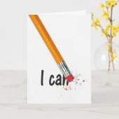 Förderung des Radiergummis Karte (Gelbe Blume)