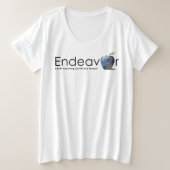 Förderung des T - Shirt von Frauen Plus (Design vorne)