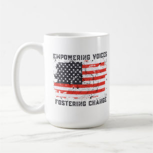 Förderung des Wandels 2024 bei den Präsidentschaft Kaffeetasse