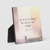 Förderung des Wasserfalls von Bibelversen Fotoplatte (Vorderseite)