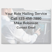 Förderung eines hochwertigen Uber-Treibers Magnet (Vorderseite)