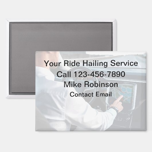 Förderung eines hochwertigen Uber-Treibers Magnet (Vorderseite/Rückseite)