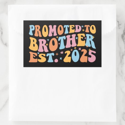 Förderung für den Bruderost. 2025 III Rechteckiger Aufkleber (Tasche)