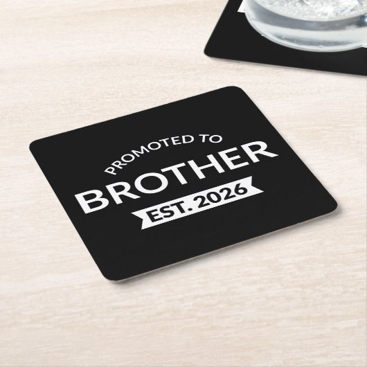 Förderung für den Bruderost. 2026 Rechteckiger Pappuntersetzer (angewinkelt)