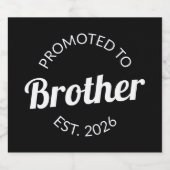 Förderung für den Bruderost. 2026 Schaumweinetikett (Einzelnes Label)