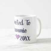 Förderung für Grammie Marine und Lila Tasse (VorderseiteRechts)