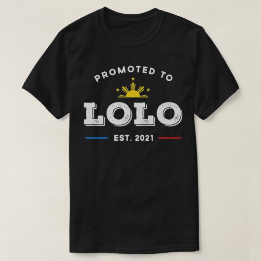 Förderung für Lolo Filipino Grandpa Premium T-Shirt (Design vorne)