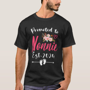 Förderung für Nonnie 2024 Niedlich Blume Family Ba T-Shirt