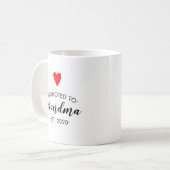 Förderung für Oma Red Heart Simple Kaffeetasse (Vorderseite Links)