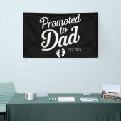 Förderung für Vater EST 2025 Funny bald zum Vater Banner (Messeveranstaltung)