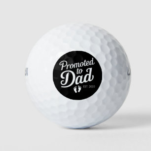 Förderung für Vater EST 2025 Funny bald zum Vater Golfball