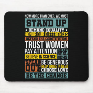 Forderung Gleichheit verteidigen die Verfassung, a Mousepad